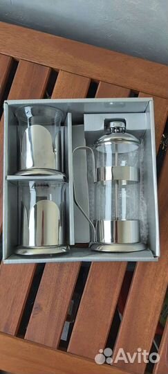 Френч-пресс с кружками regent