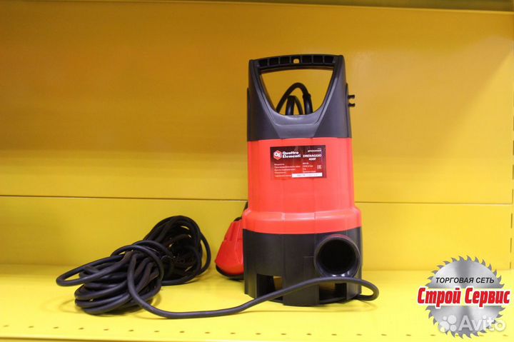 Насос дренажный Quattro Elementi Drenaggio 400F