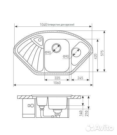 В наличии кухонные мойки Zigmund & shtaineckig 100