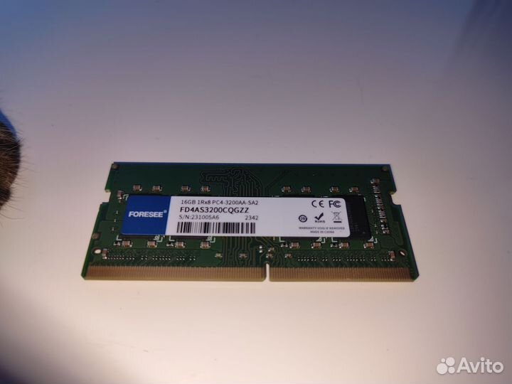 Оперативная память so-dimm ddr4 16gb 3200mhz