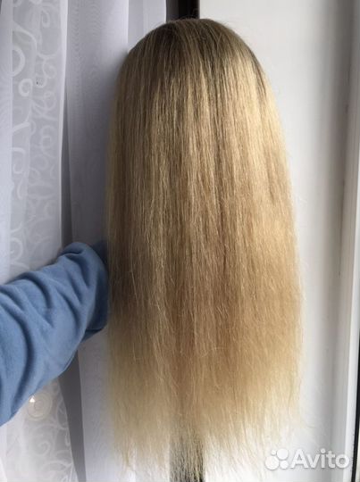 Голова манекен натуральные волосы