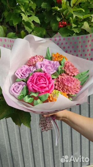 Сладкие букеты из зефира