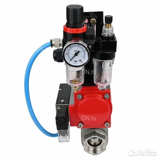 Кран шаровой DN.ru BV3232P(2pc) -FP-T-ISO-H Ду15 Ру63, полнопроходной внутренняя резьба, нержавеющая