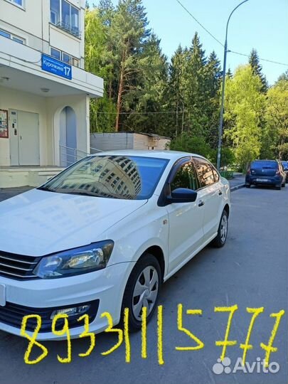 Volkswagen Polo 1.6 AT, 2019, 100 000 км