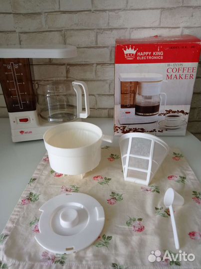 Кофеварка капельная новая