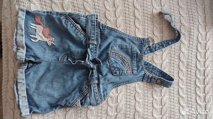 Комбинезон джинсовый next