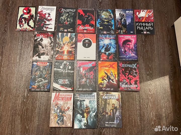 Книги, комиксы Marvel, DC