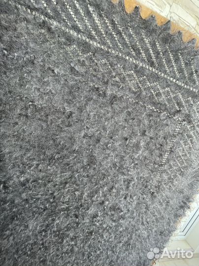 Пуховая шаль Пуховый платок Ручная работа