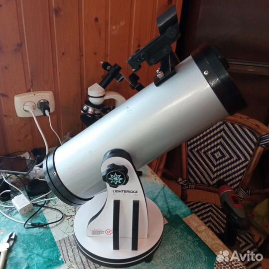 Телескоп 114 мм легкий широкоугольный обзорный