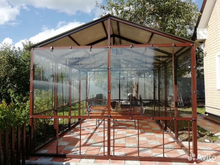 Мягкие окна на террасу