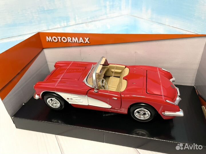 Модель автомобиля Chevrolet Corvette 1958 1/24