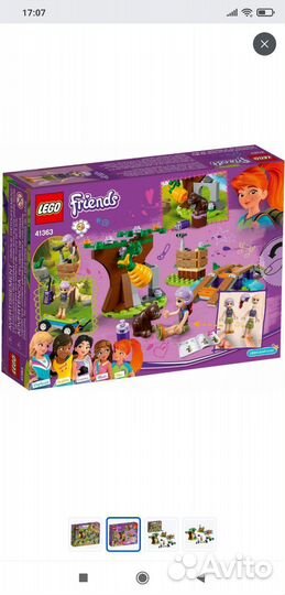 Конструктор lego Friends 41363 Лесные приключе Мии