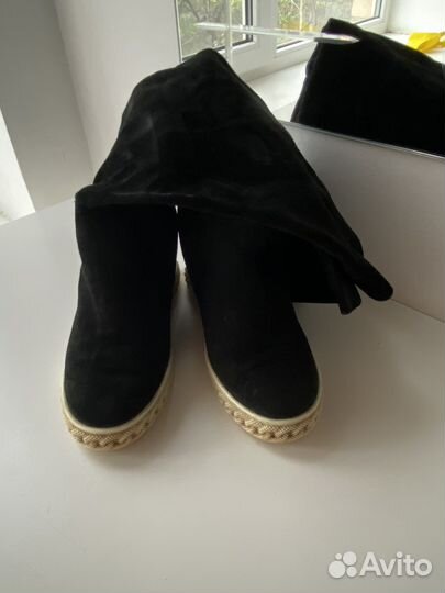 Ботильоны натуральная замша женские 37 размер