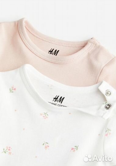 Боди с коротким рукавом h&m 68,80