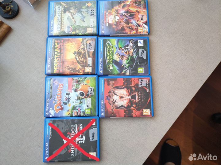 Картриджи для ps vita