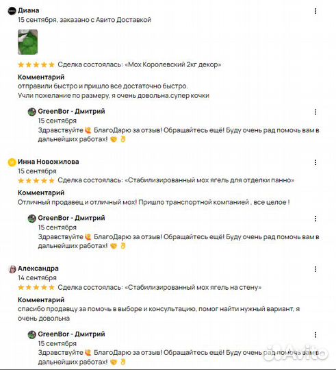 Вечно живой зеленый мох для декора помещений