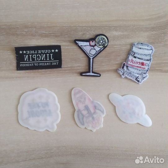 Нашивки на одежду детские разные