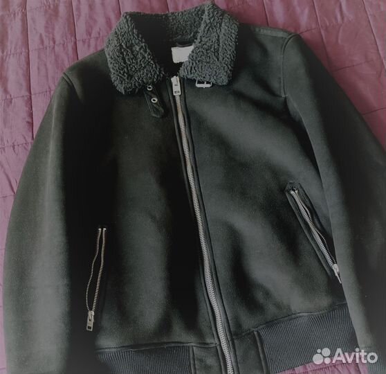 Куртка дубленка Bershka мужская