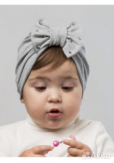Шапка тюрбан для девочки