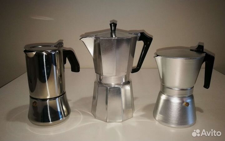 Кофеварки гейзерные,набор шампуров,кастрюля 2,5л