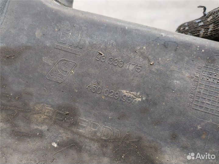 Защита арок (подкрылок) Opel Meriva, 2004