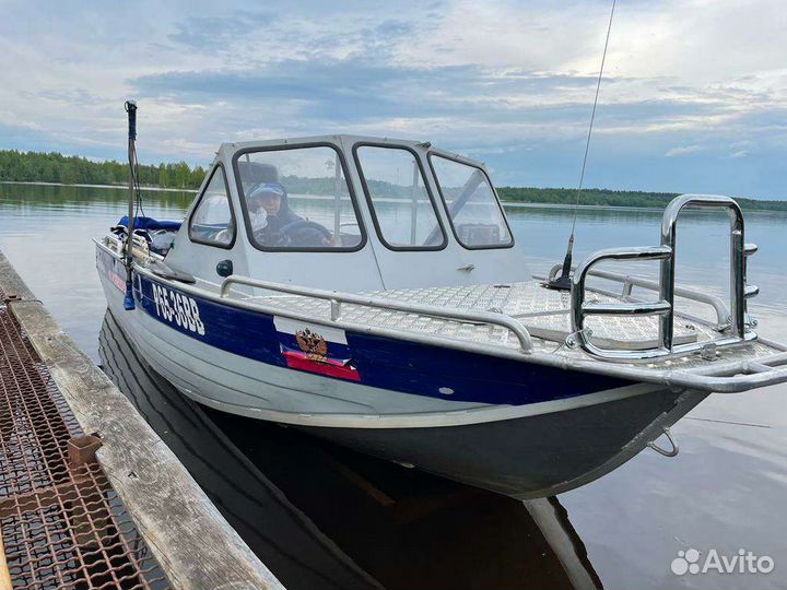 Мотор honda BF50D + Моторная лодка RusBoat-45