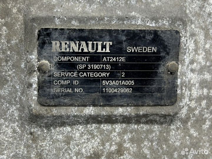 Коробка Renault T430 АКПП AT2412E