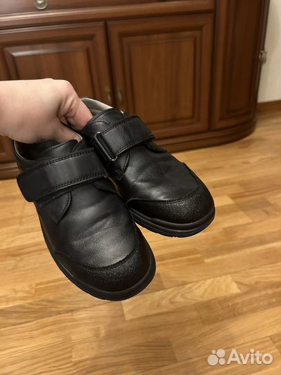 Ботинки детские 35 туфли школьные