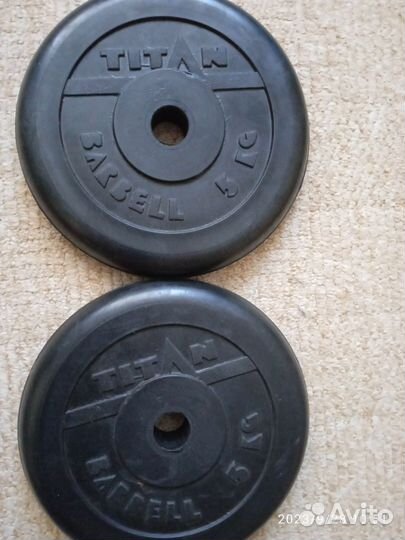 Спортивные диски Barbell Titan