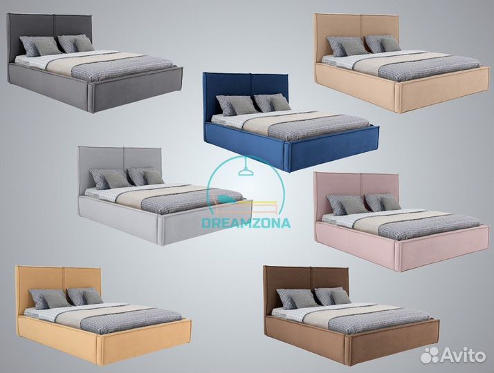 Кровать Лофт с мягким изголовьем