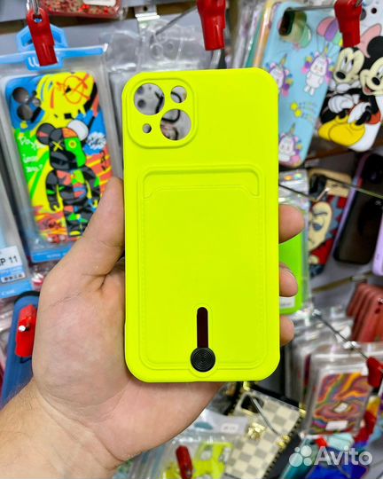 Чехлы с отделом под карту, iPhone 11/12/13/14