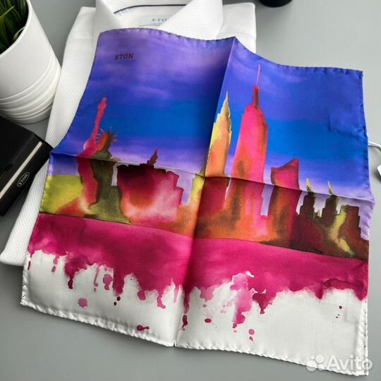 Шелковый платок паше Eton новый оригинал