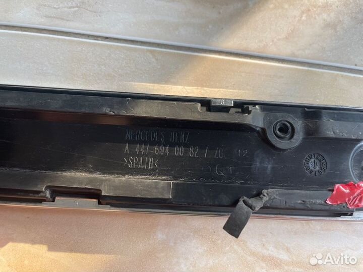 Накладка крышки багажника Mercedes V Class W447 С
