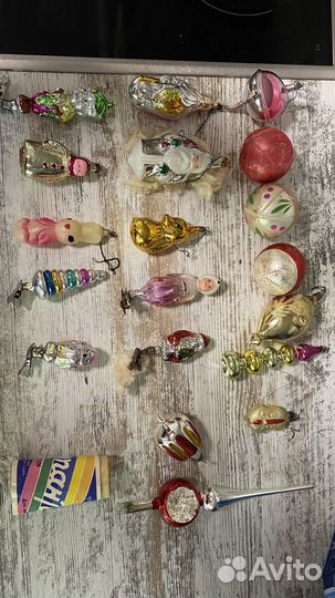 Елочные игрушки СССР