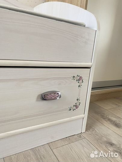 Кровать с ортопедическим матрасом для девочки