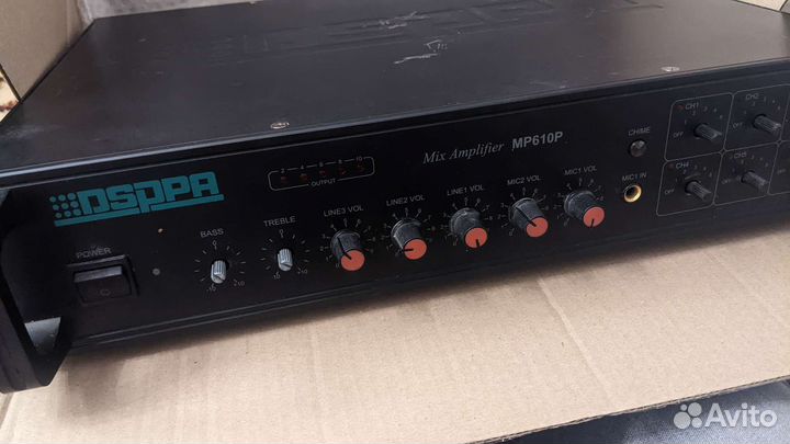 Микшер-усилитель звука MP-610P dsppa