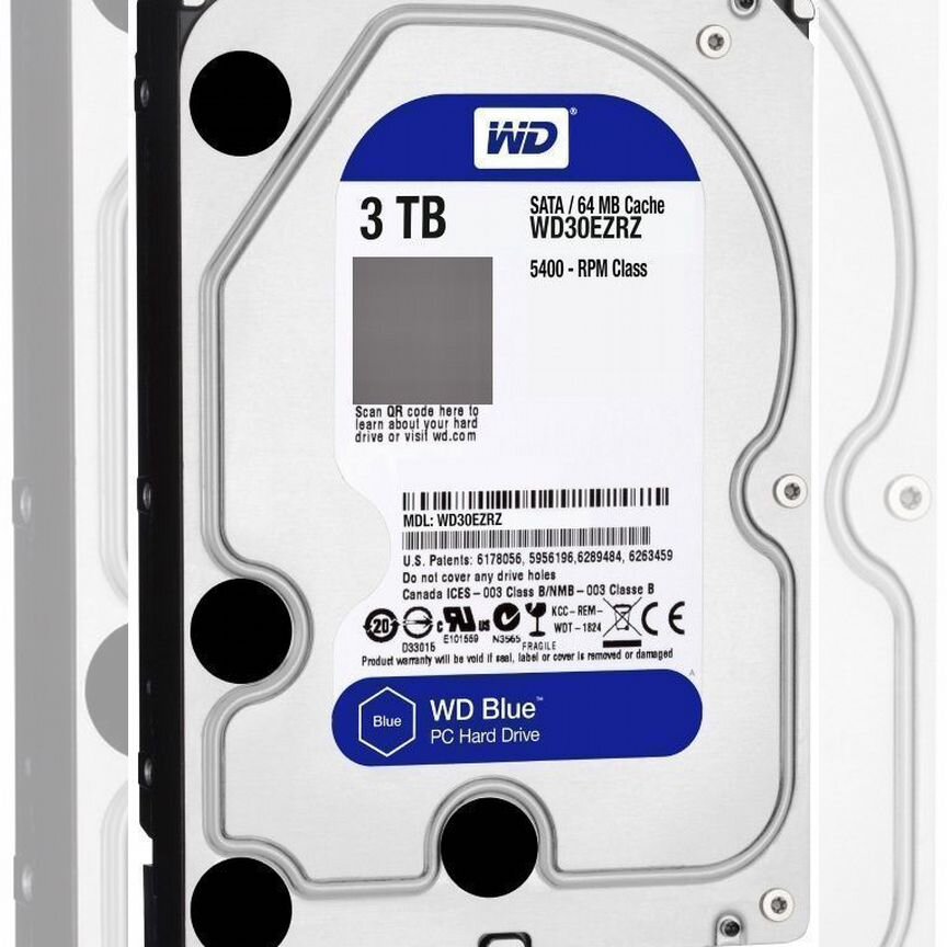 [WD30EZRZ] Жесткий Диск Western Digital 3tb Sata3 Wd30ezrz