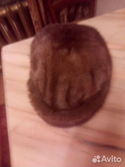 Шапка норковая женская