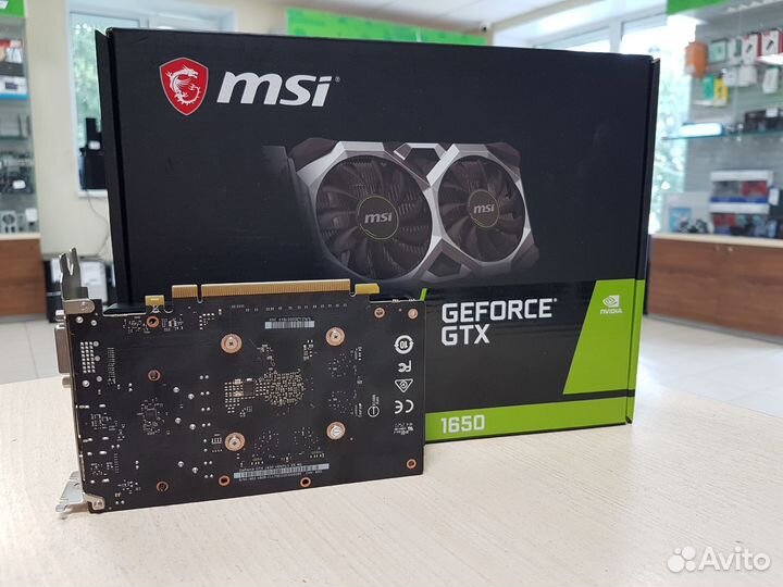 Видеокарта MSI GeForce GTX 1650 4gb