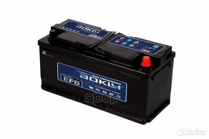 Аккумулятор aokly AGM Stop&Go 105 А/ч Обратная R+