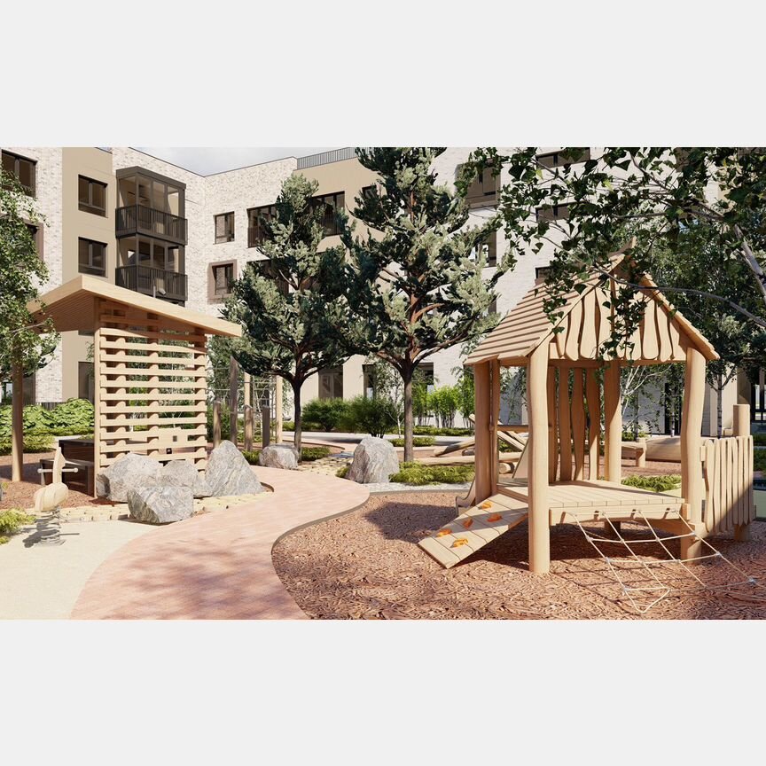 1-к. квартира, 34,7 м², 1/4 эт.