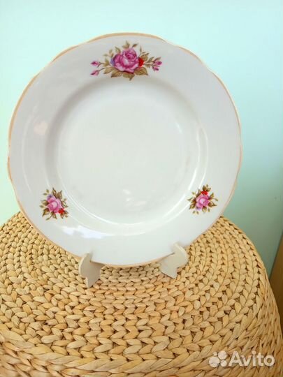 Фарфоровые тарелки, Болгария - Винтаж 1960-е годы