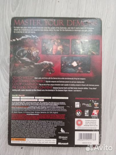 Игра для xbox 360 The Darkness II Limited Edition