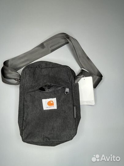 Сумка вельветовая через плечо carhartt