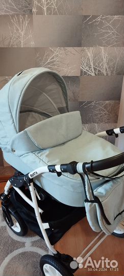 Коляска 2 в 1 Alis Berta цвет шалфей