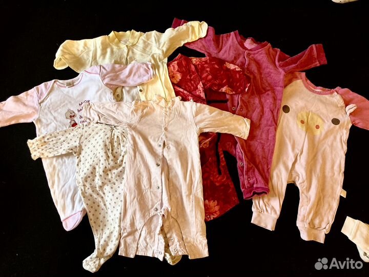 Одежда для новорожденных на девочку пакетом 0-3мес