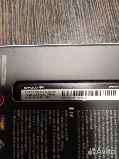 DDR5 Team Group T-Force Delta RGB черная 32GB