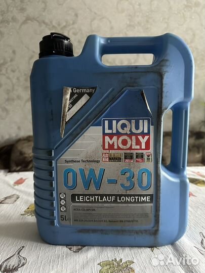 Масло liqui moly 0w-30