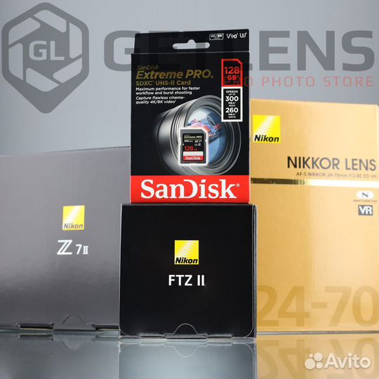 Nikon Z7 II + Nikon AF-S 24-70 2.8 + SanDisk 128Gb