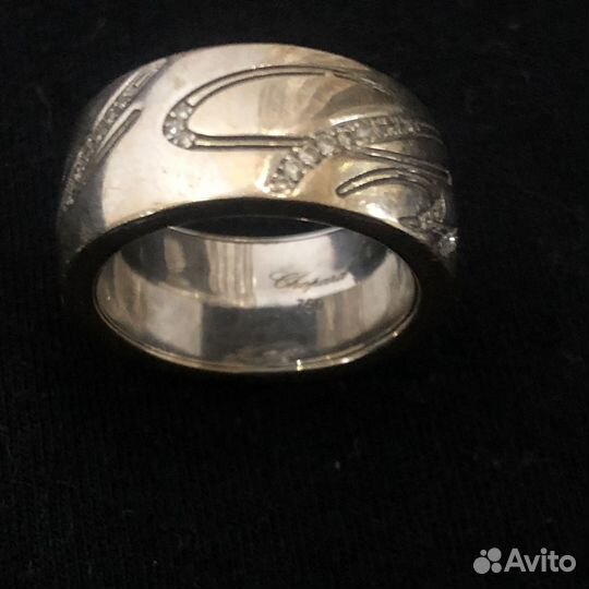 Золотое кольцо chopard оригинал с бриллиантами